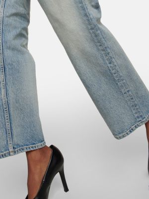High waist straight jeans ausgestellt Balenciaga blau
