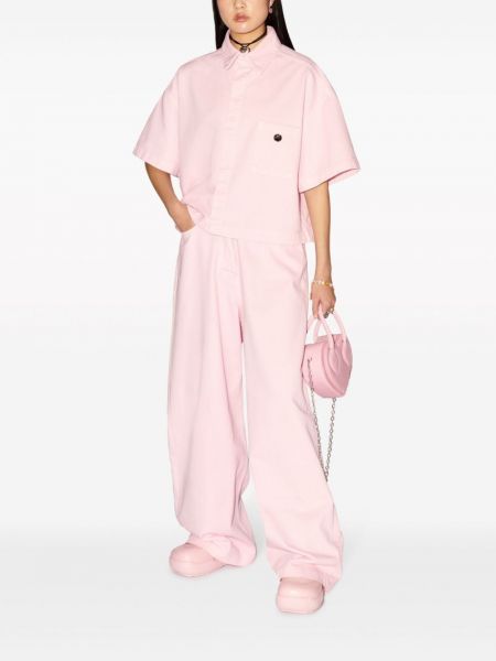 Chemise en coton avec poches Ambush rose
