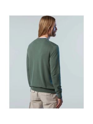 Jersey de tela jersey de cuello redondo North Sails verde