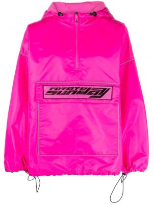 Jacke mit stickerei mit kapuze Rotate pink