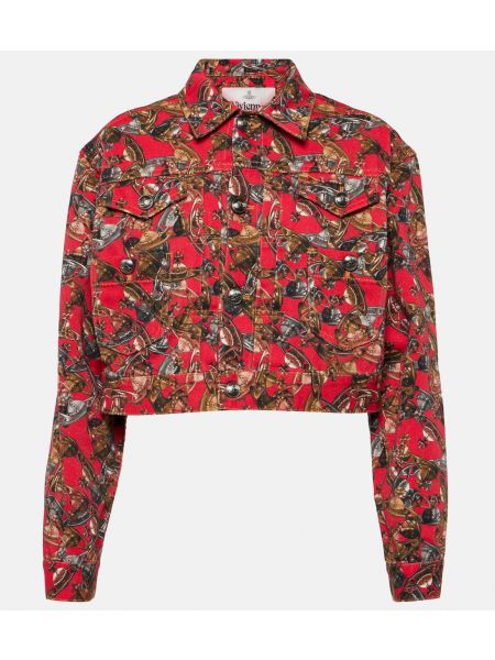 Джинсовая куртка с принтом Vivienne Westwood