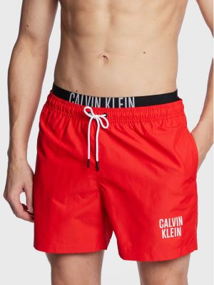 Szorty Calvin Klein Swimwear czerwone
