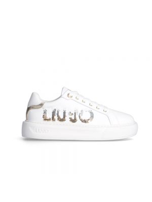 Sneakersy z cekinami Liu Jo białe