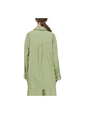 Blusa a rayas oversized Rodebjer verde