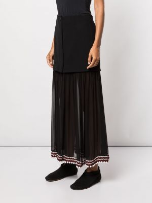 Šifonové sukně Proenza Schouler černé