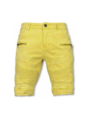 Kalhoty Enos žluté