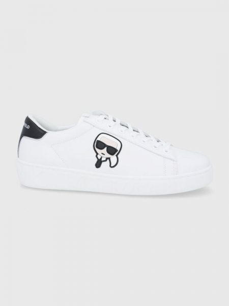Кожаные кроссовки Karl Lagerfeld белые