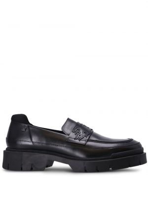 Pantofi loafer din piele Boss negru