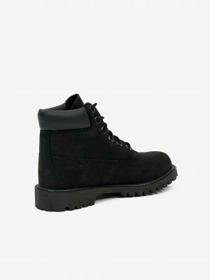 Kožené členkové topánky Timberland čierna