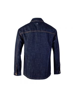 Koszula jeansowa Emporio Armani niebieska