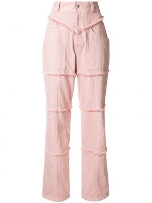 Frynser straight jeans Ambush rosa