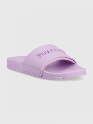 Шльопанці Juicy Couture фіолетові