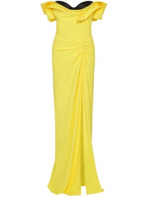 Вечерна рокля Alexander Mcqueen жълто