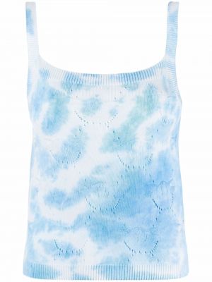 Tie dye tank top Pinko hvit