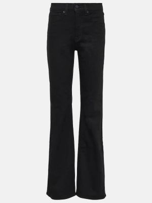 High waist bootcut jeans ausgestellt Nili Lotan schwarz