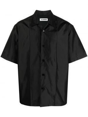 Πλεκτός μάλλινος πουλόβερ Jil Sander μαύρο