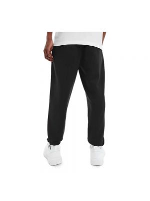 Spodnie sportowe bawełniane Calvin Klein Jeans czarne