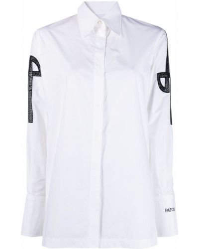 Camisa con bordado Patou blanco