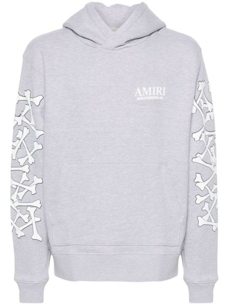 Sweat-shirt long en lyocell Amiri gris