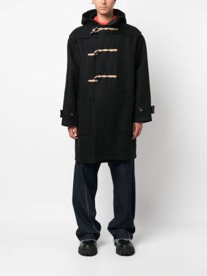 Vlněný kabát A.p.c. černý