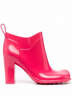 Ankle boots Bottega Veneta różowe