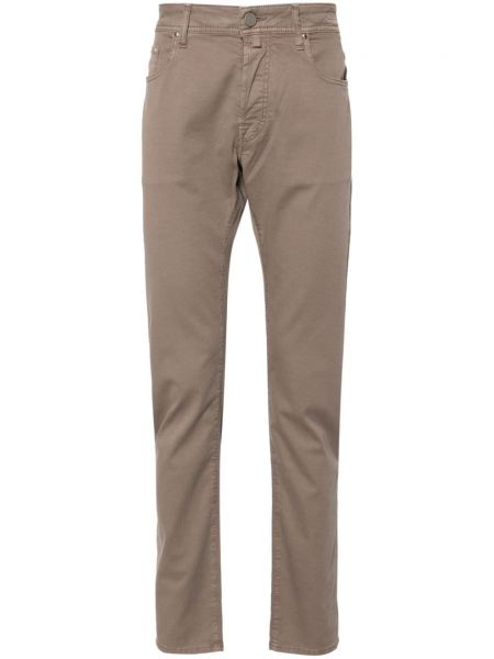 Slim fit gerade hose Jacob Cohën braun