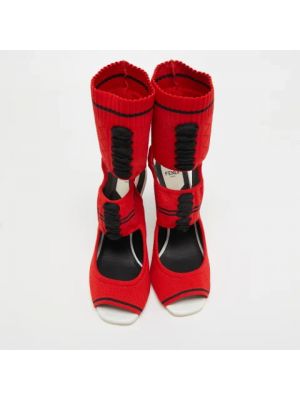 Sandały trekkingowe Fendi Vintage czerwone