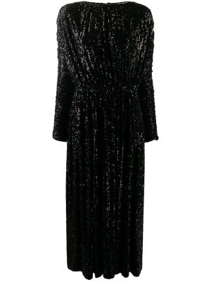 Maxi šaty Saint Laurent, černá