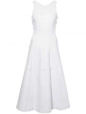 Midi šaty bez rukávů Proenza Schouler White Label bílé