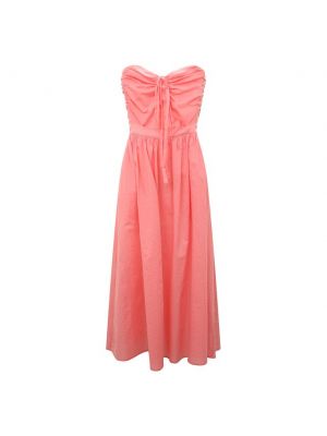 Розовое хлопковое платье Marysia
