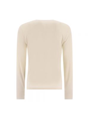 Camiseta con botones de algodón lyocell Tom Ford beige
