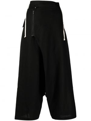 Асиметрични панталон Yohji Yamamoto черно