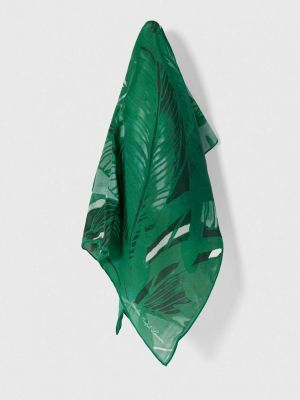 Копринен шал с принт Lauren Ralph Lauren зелено