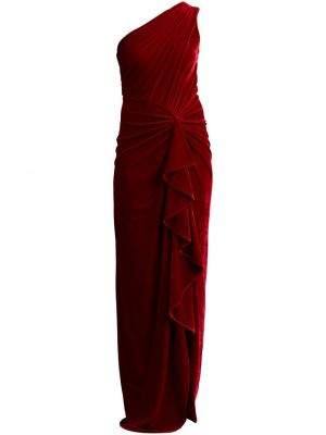 Drapované večerní šaty Tadashi Shoji červené