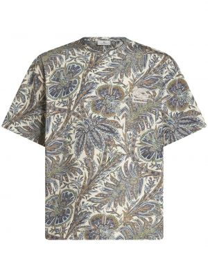 Βαμβακερή μπλούζα με σχέδιο paisley Etro