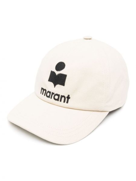 Cappello con visiera di cotone Isabel Marant beige