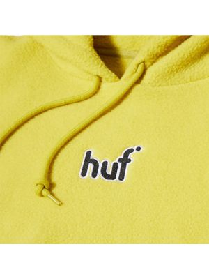 Fleece hoodie Huf gelb