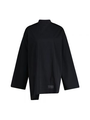 Czarna bluzka z długim rękawem asymetryczna Y-3