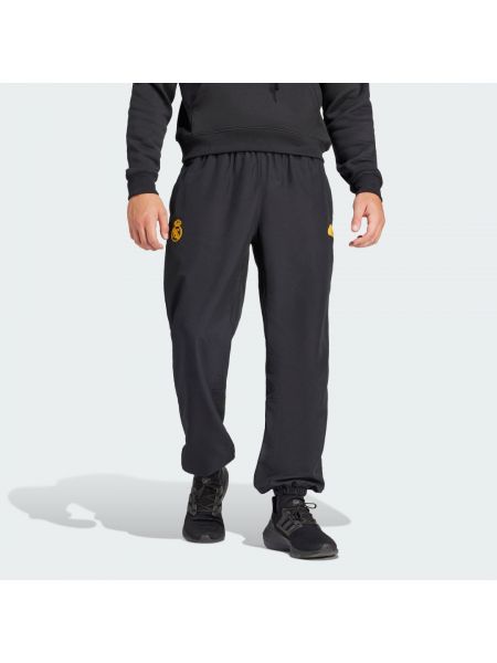 Spodnie sportowe plecione Adidas czarne
