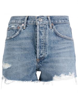 Obrabljene kratke jeans hlače Agolde