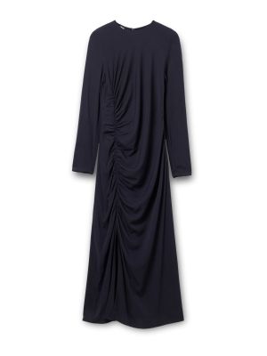 Rochie midi cu mâneci lungi împletită Desigual negru