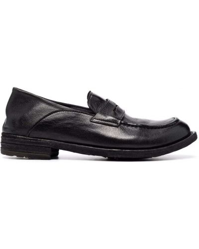 Pantofi loafer din piele Officine Creative negru