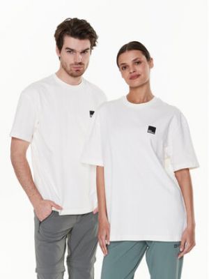 Jack Wolfskin Tričko Unisex Eschenheimer 1809091  Regular Fit - Béžová