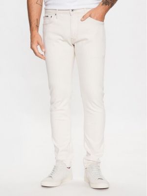 Skinny fit traperice Pepe Jeans bijela