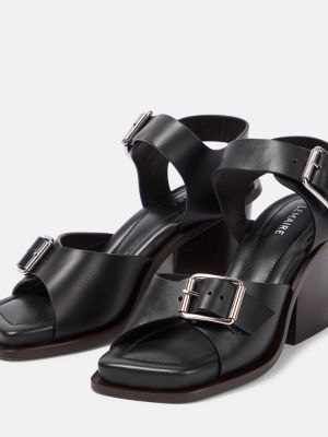 Kožené sandále Lemaire čierna