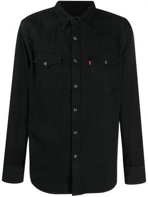 Camisa vaquera con bolsillos Levi's negro