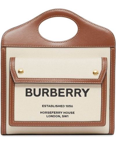 Nákupná taška s vreckami Burberry