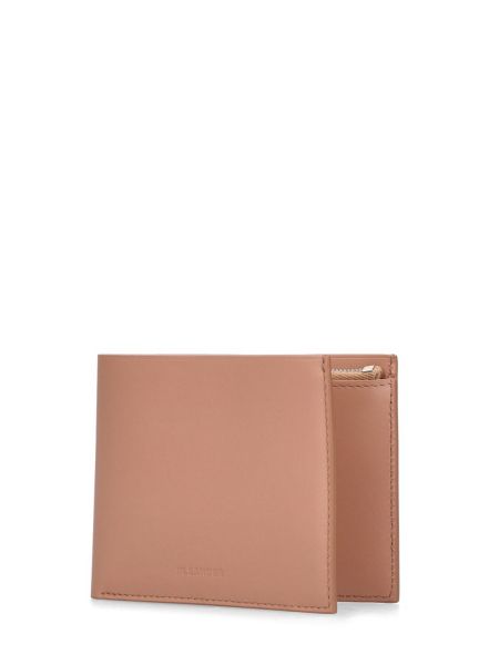 Πορτοφόλι με φερμουάρ Jil Sander ροζ