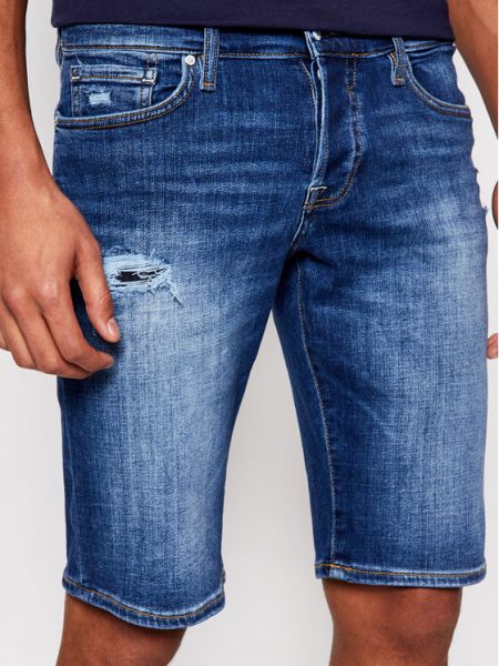Szorty jeansowe Guess niebieskie