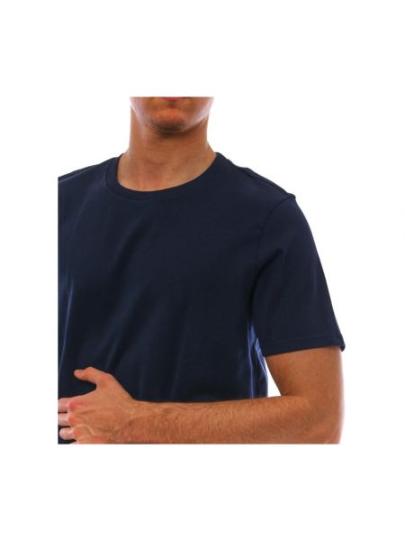 Camiseta de algodón de cuello redondo Altea azul